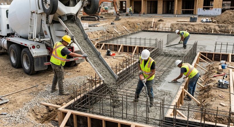 Concrete Foundation Pouring in Fort Wayne, IN