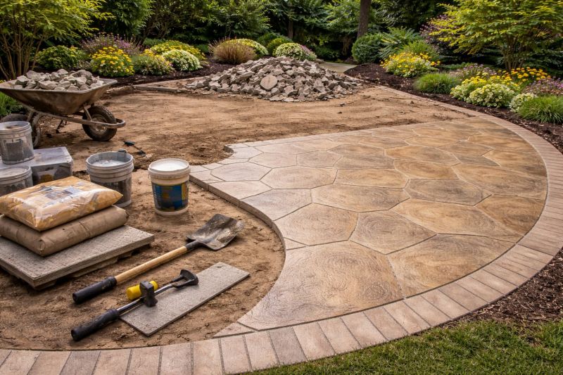 Stamped Concrete Construction in Corpus Christi, TX
