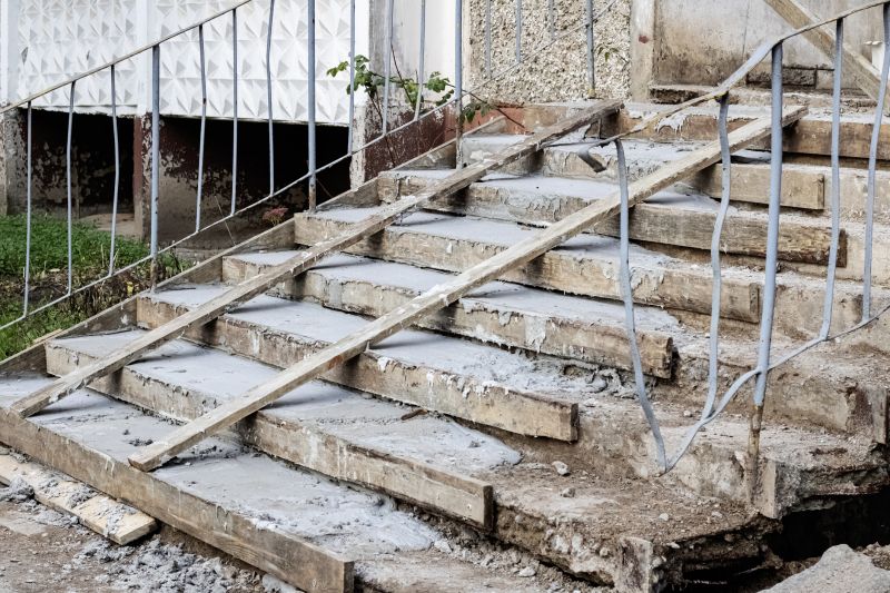 Stamped Concrete Stairs Service
