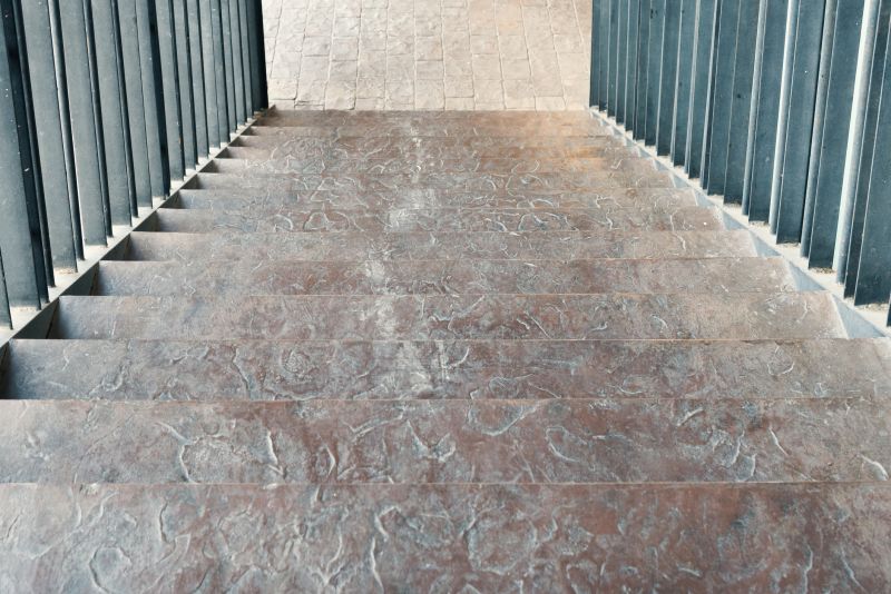Stamped Concrete Stairs Service