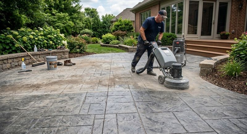 Concrete Patio Finishing in Frisco, TX