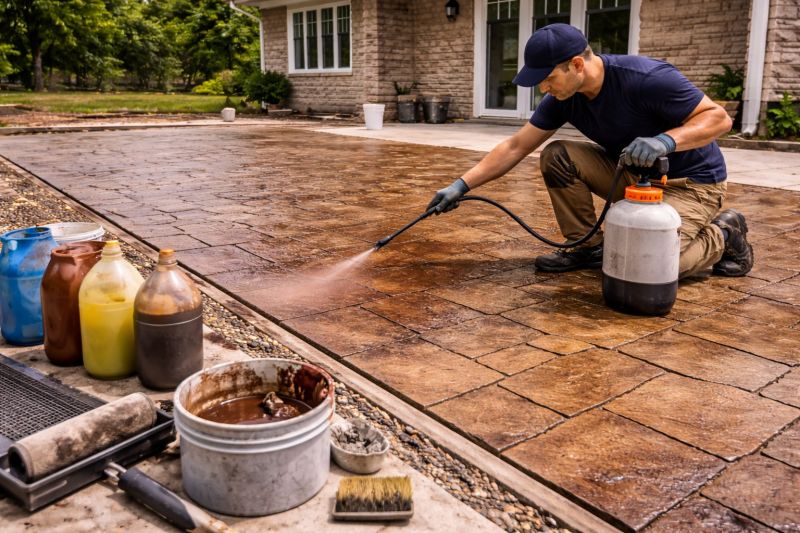 Concrete Staining Service in Dallas, TX