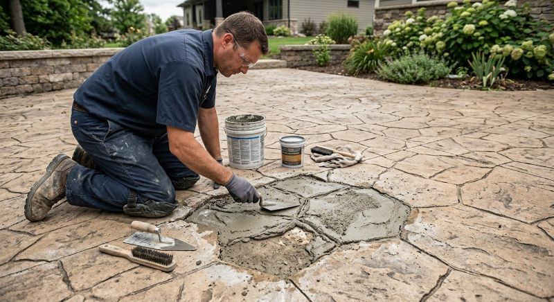 Decorative Concrete Repair in San Antonio, TX