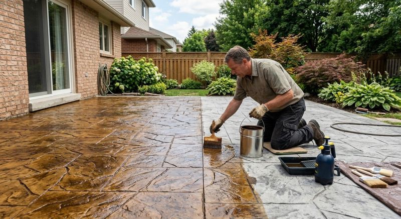 Driveway Staining in Fort Worth, TX