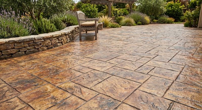 Patio Overlay Installation in Dallas, TX