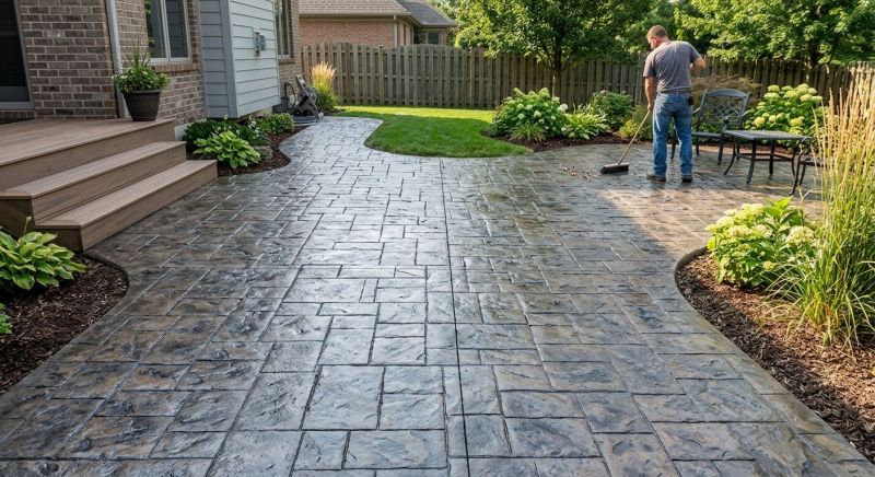 Stamped Cement Installation in Fort Worth, TX