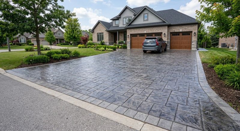 Stamped Cement Installation in Frisco, TX