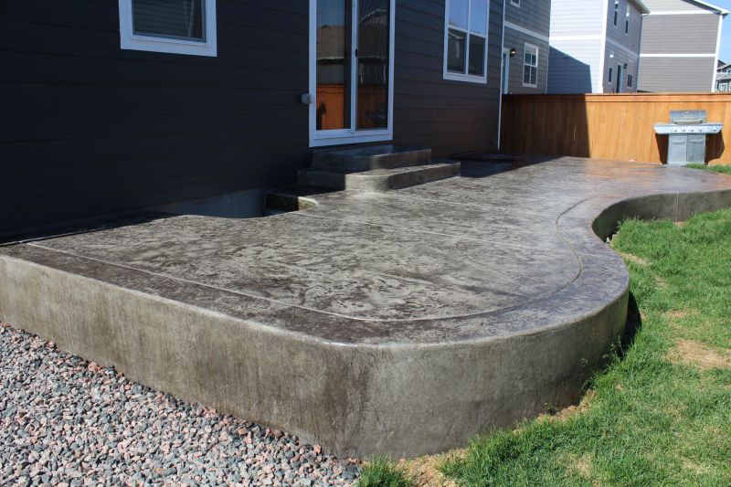Completed Stamped Concrete Patio