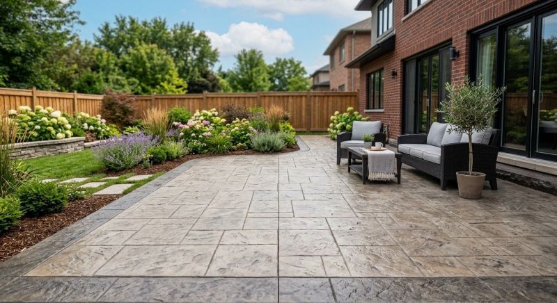 Stamped Concrete Paving in Fort Worth, TX