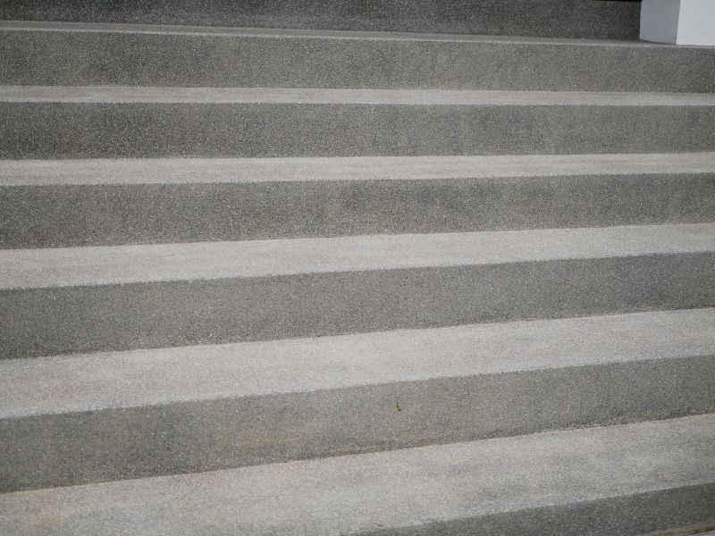 Elegant Stamped Concrete Stairs