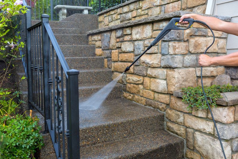 Stamped Concrete Stairs Service
