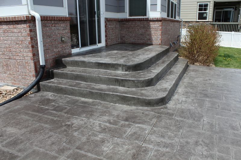 Stamped Concrete Stairs Service